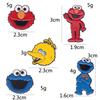 Spilla smaltata carina e colorata di Sesame Street, Elmo, Mostro Biscotti