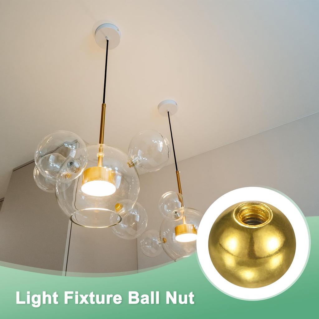 M METERXITY 20pcs Screwed Ballnut Knobs M3x9mm Carbon Steel Women Ballnut Caps for Light