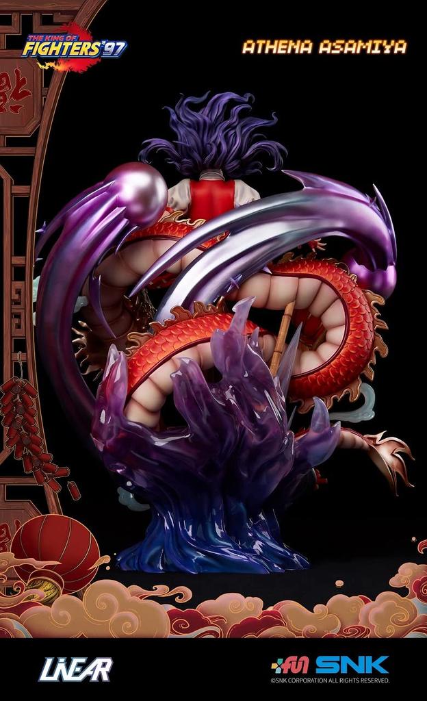 THE KING OF FIGHTERS Athena Asamiya Scale Polystone Painted Finished Figure LiNEAR/Kaitendo '97 1/4