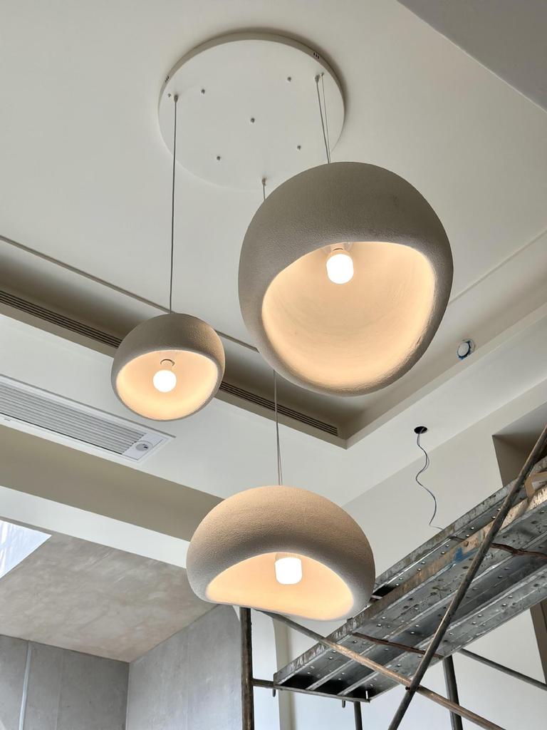 Japanese Cream Style Chandelier for Duplex Lofts, Restaurants, Bars, and Homestays