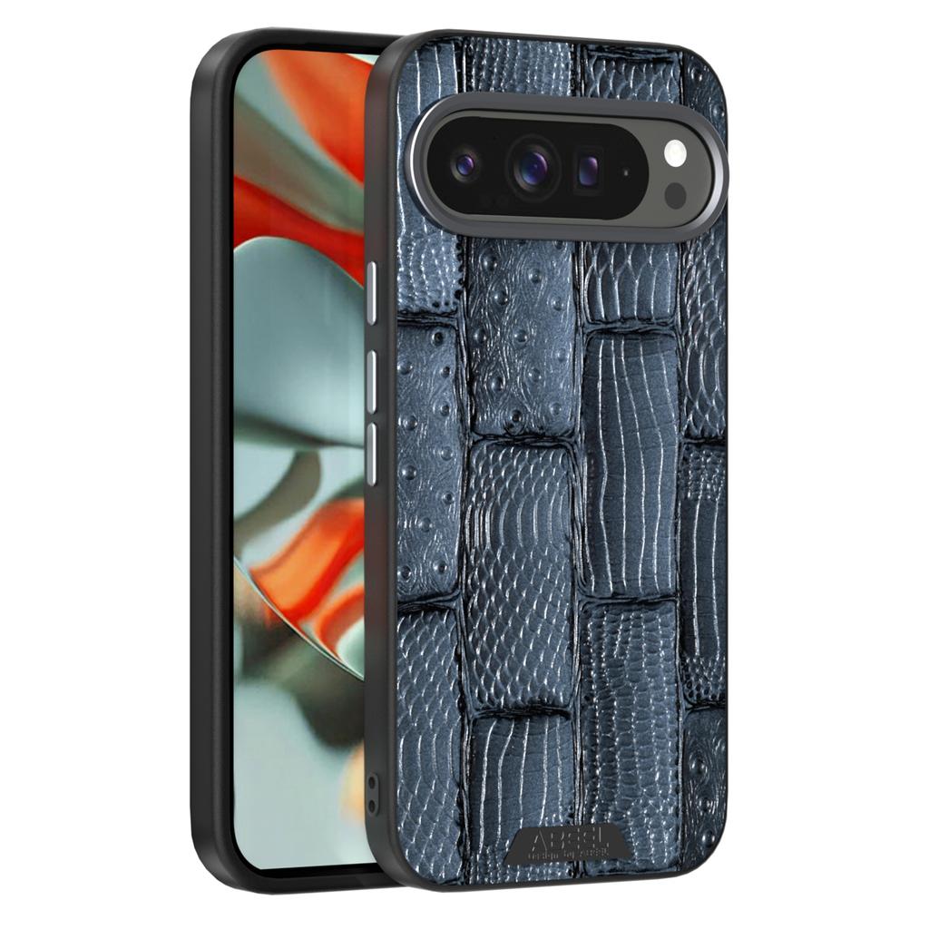ABEEL For Google Pixel 9 Pro/Pixel 9 Case Compatible with MagSafe Beast Texture Micro-Embossing Back Cover