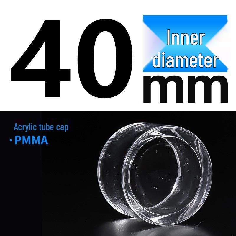 Longxiang Aquarium Acrylic Transparent Rain Tube Outlet (3/4/6 inch, 20mm)