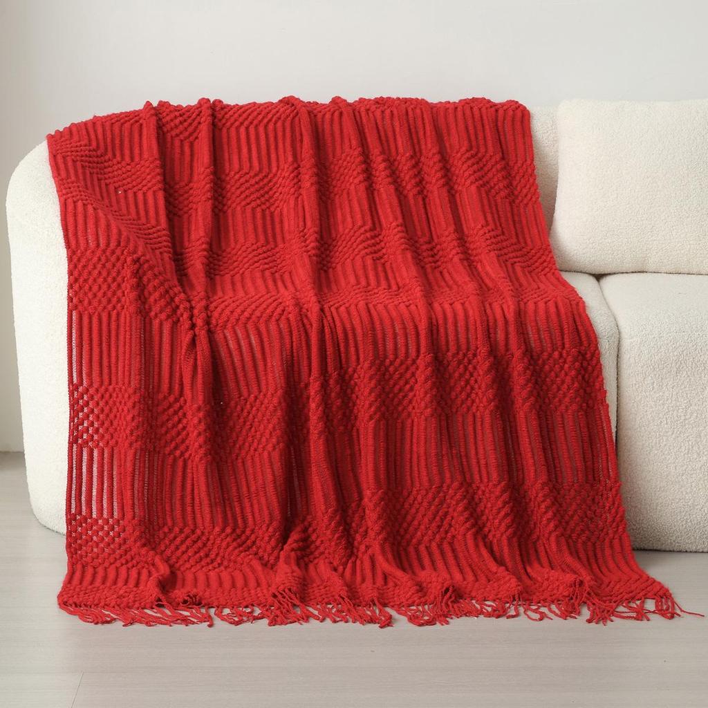 Nordic Light Luxury Sofa Throw Blanket & Shawl for Office, Nap, and Bed