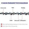 Trimmer Saw Chain 50DL Parts Replacement Chain Spare Parts