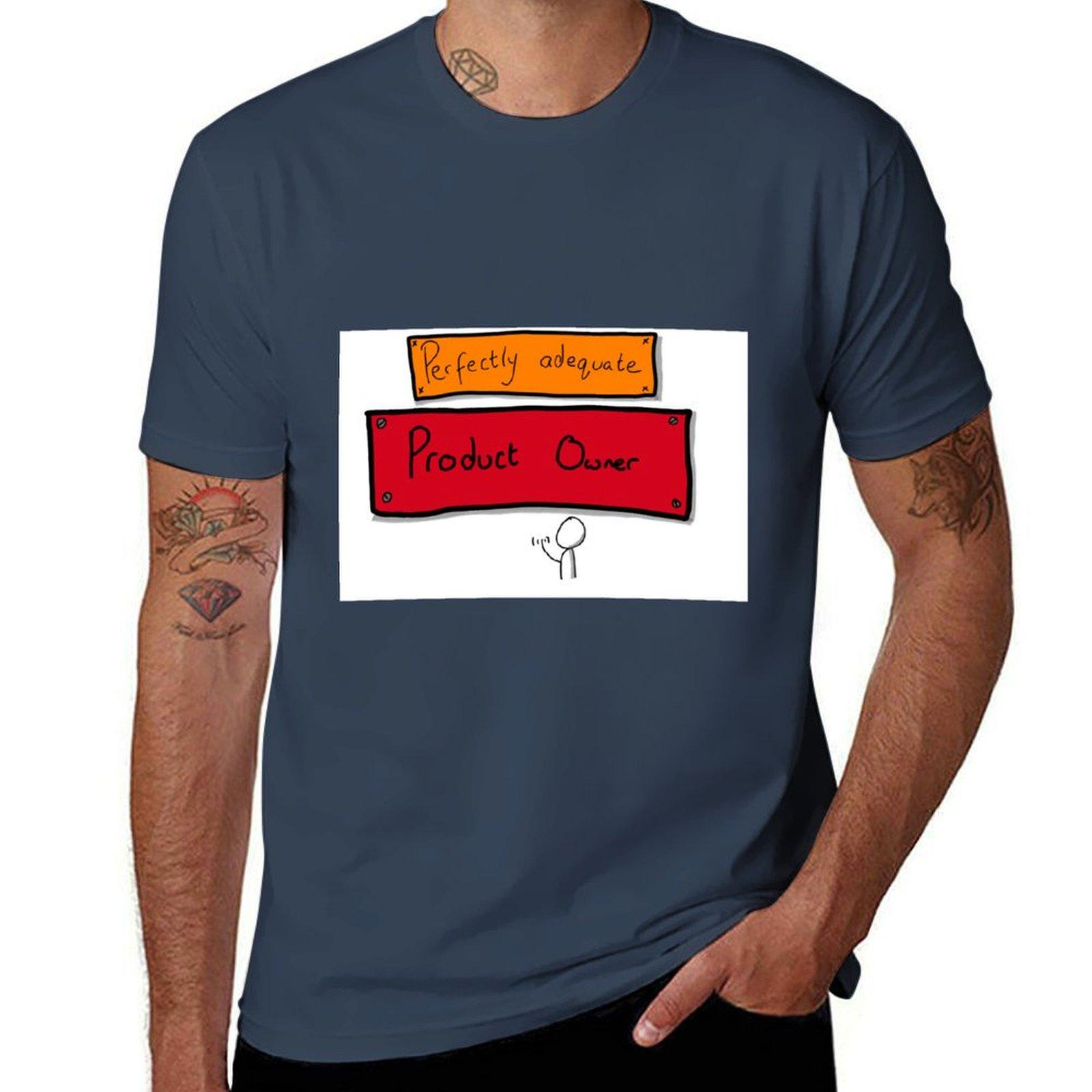 Perfectly Adequate Product Owner Tshirt Large Size Loose Casual Tee S