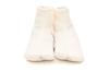 [SOUBIEN] Tabi Socks (Japanese Traditional Socks) - WhiteOff-White Fleece - Soft, Warm, Elastic Cuff, Cozy, Cold Protection, Beltron, Japanese