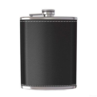 Outdoor Taschen-Weinflasche Topf Tasse 9 oz Mini Flachmann Whiskey Weinflasche Edelstahl Tragbar Metall Alkohol Männer Flachmann