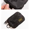Unisex Oxford Cloth Coin Purse: Workwear Style Card Holder & Multifunctional Earphone Hanging Bag