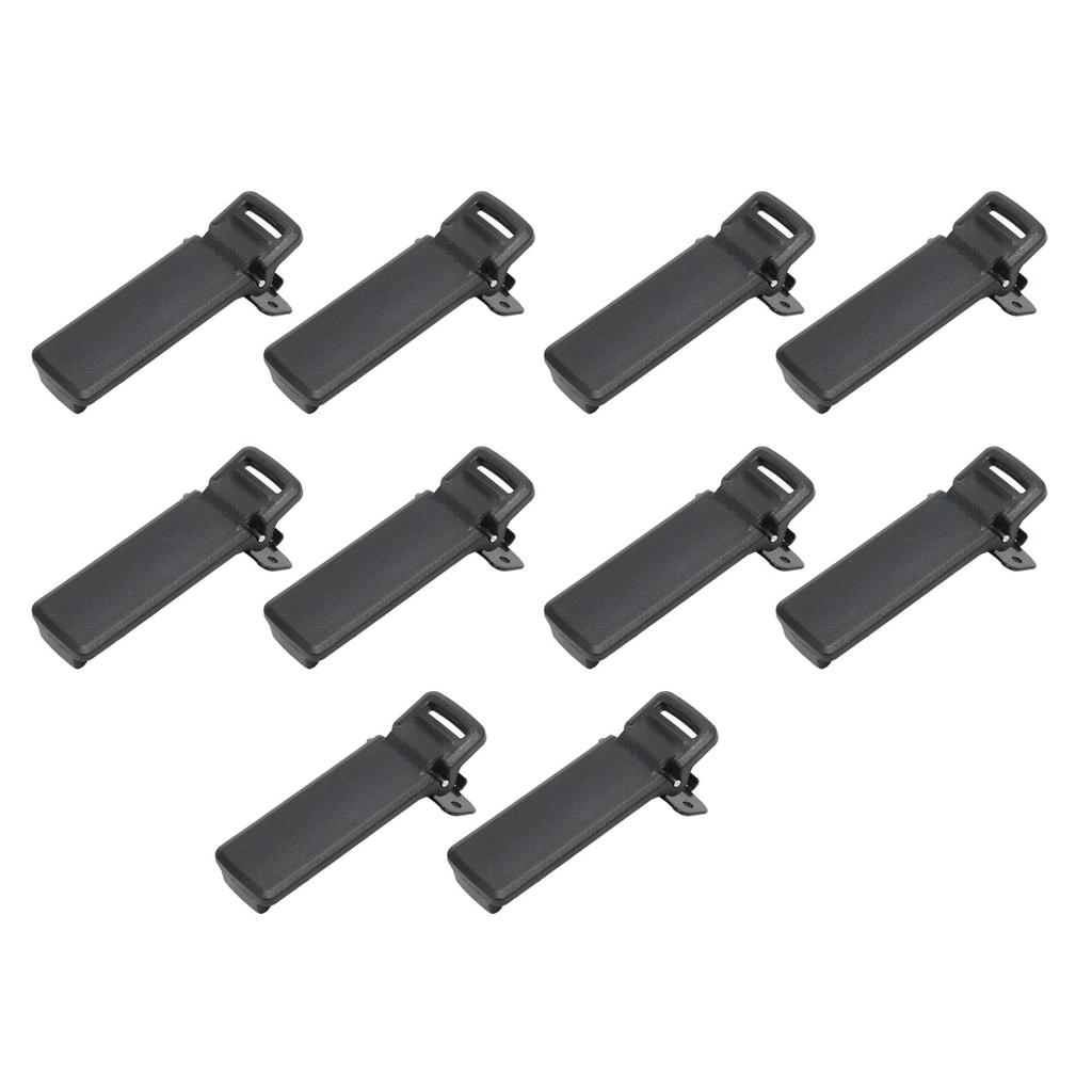 10pcs Radio Belt Clip Replacement Walkie Talkie Belt Clip for Baofeng UV 5R UV 5RA UV 5RB UV 5RC UV 5RD UV 5RE