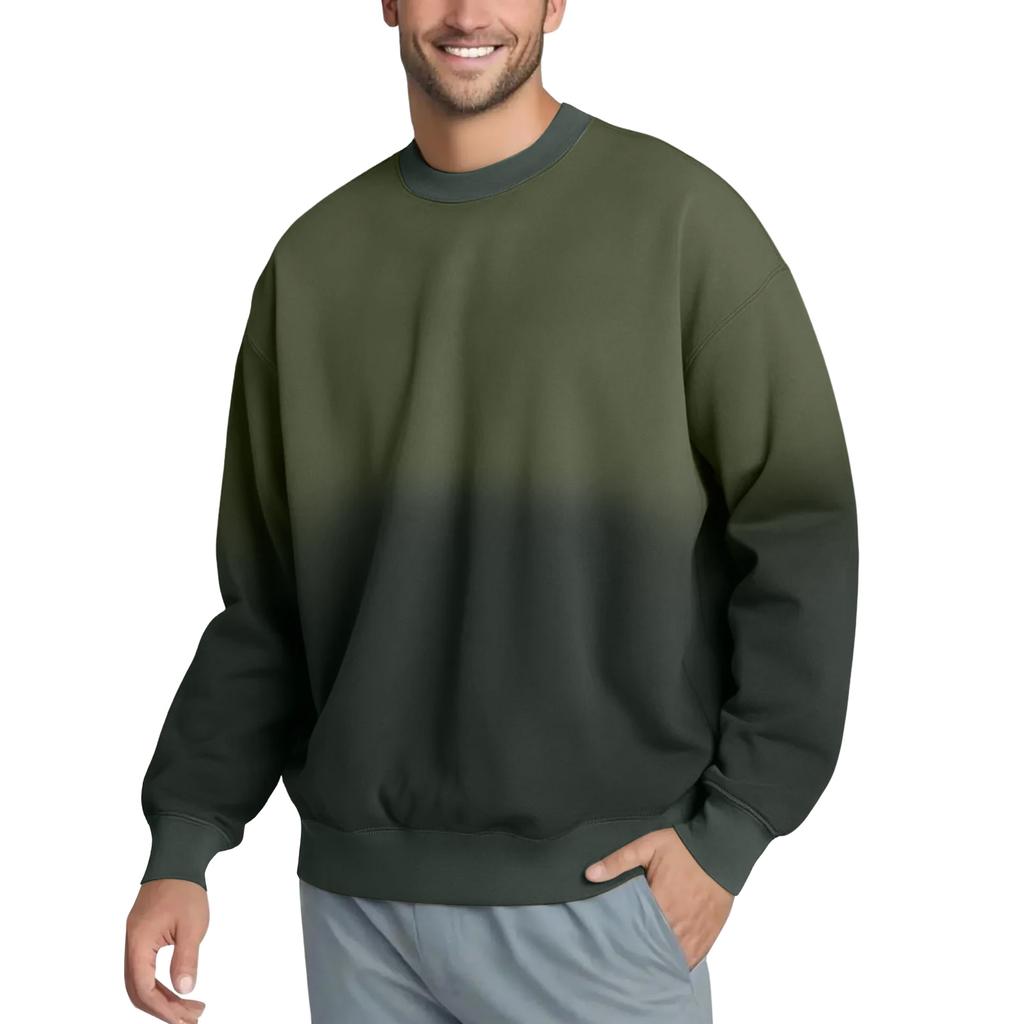 Men's Hooded Sweatshirt, Contrasting Color Sweatshirt, Sports   Casual Jacket