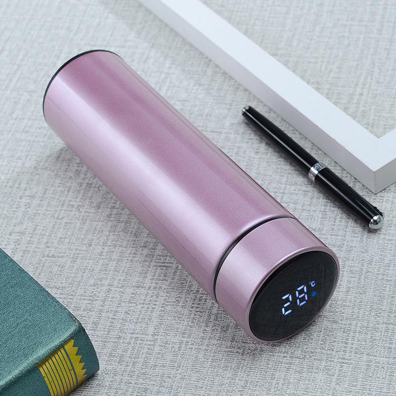 Vacuum Cup Intelligent Temperature Water Cup Wholesale 304 Stainless Steel Vacuum Straight Cup Business Gift Cup