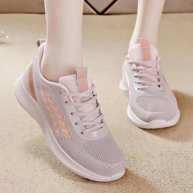 2023 Women's Flyknit Sneakers: Lightweight, Breathable, Durable, Comfortable Soft Sole Running Shoes for Spring and Fall