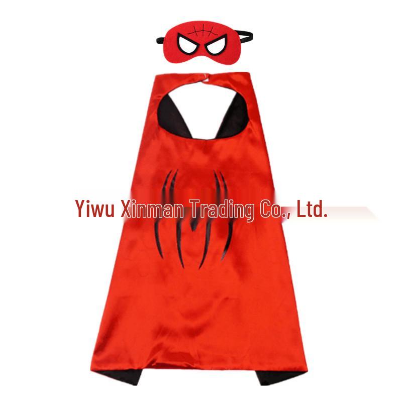 Kids' 3D Superhero Cape Costume for Halloween & Parties