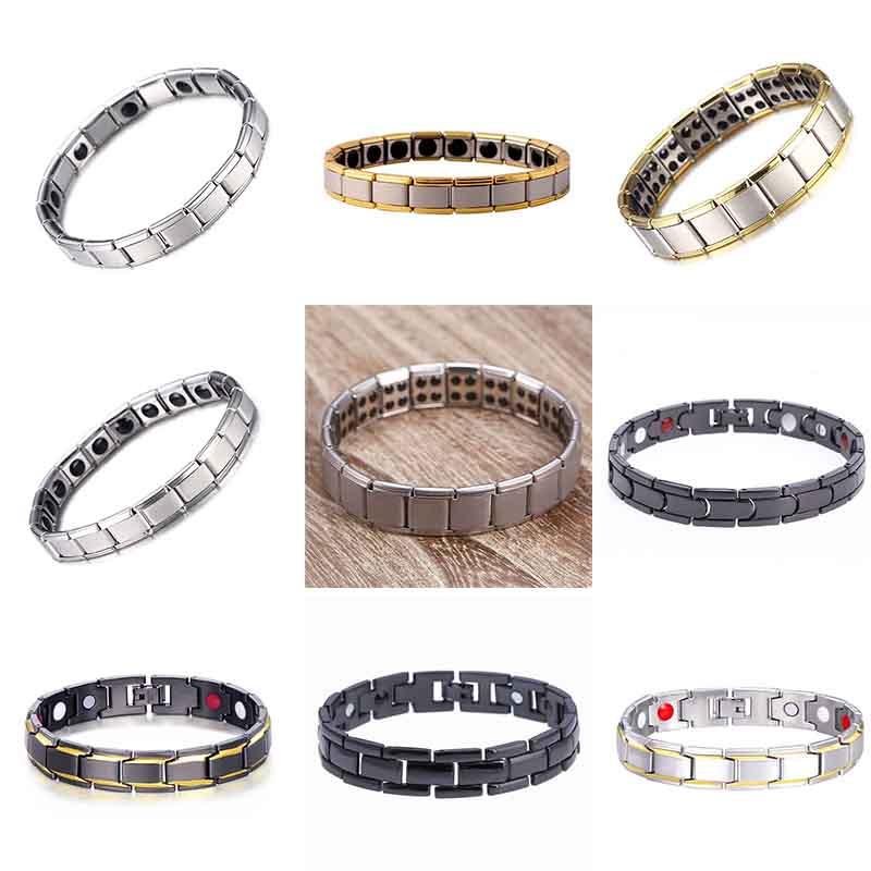 Elegantes Magnetarmband aus Titanstahl für Männer und Frauen mit gesundheitlichen Vorteilen