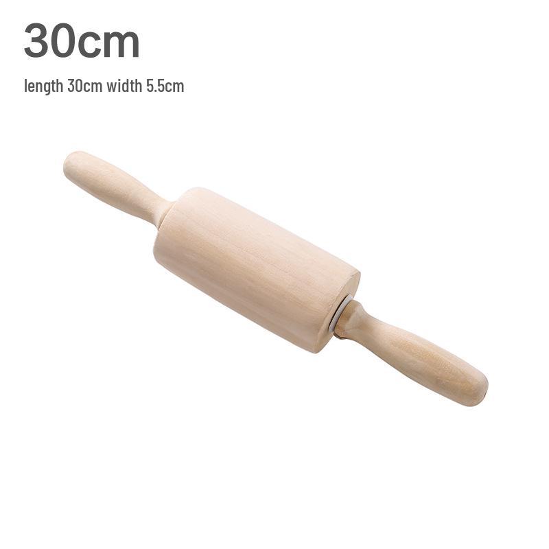 Solid Wood Baking Roller for Dumplings and Noodles