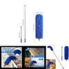 Extendable Dusting Brush With Fiber Material For Window Cleaning Tasks