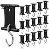 Easy Install Awning Clips 1/16Pcs RV Hook for Lights Light Holder Clothing Lights Drying Hanger Plastic Metal S-Shaped Hook Accessory