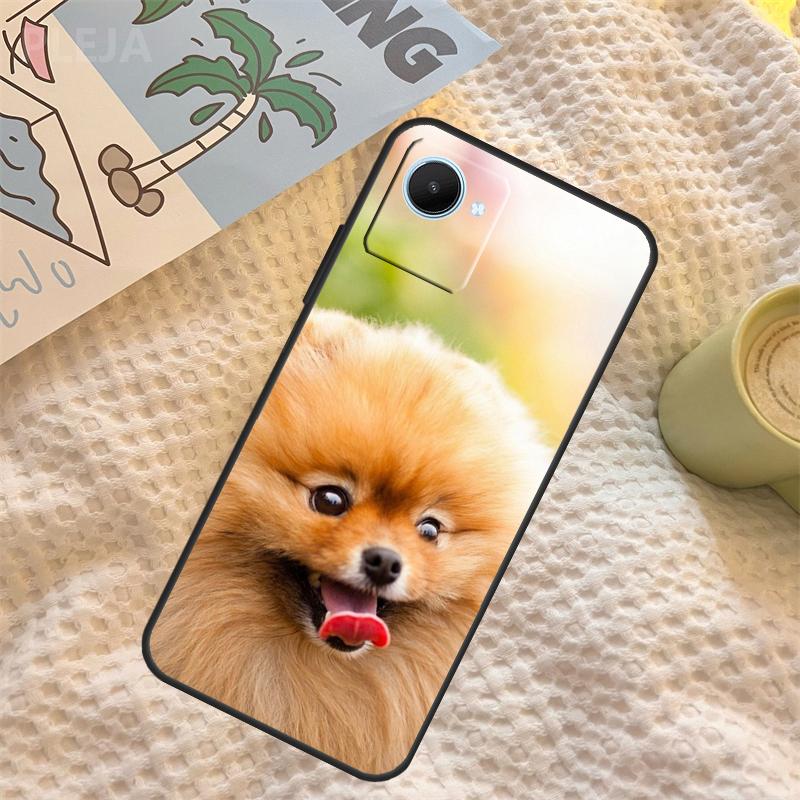 

Pomeranian Dogs Dog Colorful Case For Realme C71 C75 C61 C53 C55 C33 C63 C51 C65 C67 11 12 13 14 Pro Plus GT6 GT7 15 Pro Realme C15