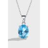 Tancise Women Necklace Pendant Classic 925 Sterling Silver Zircon Fashion Gift