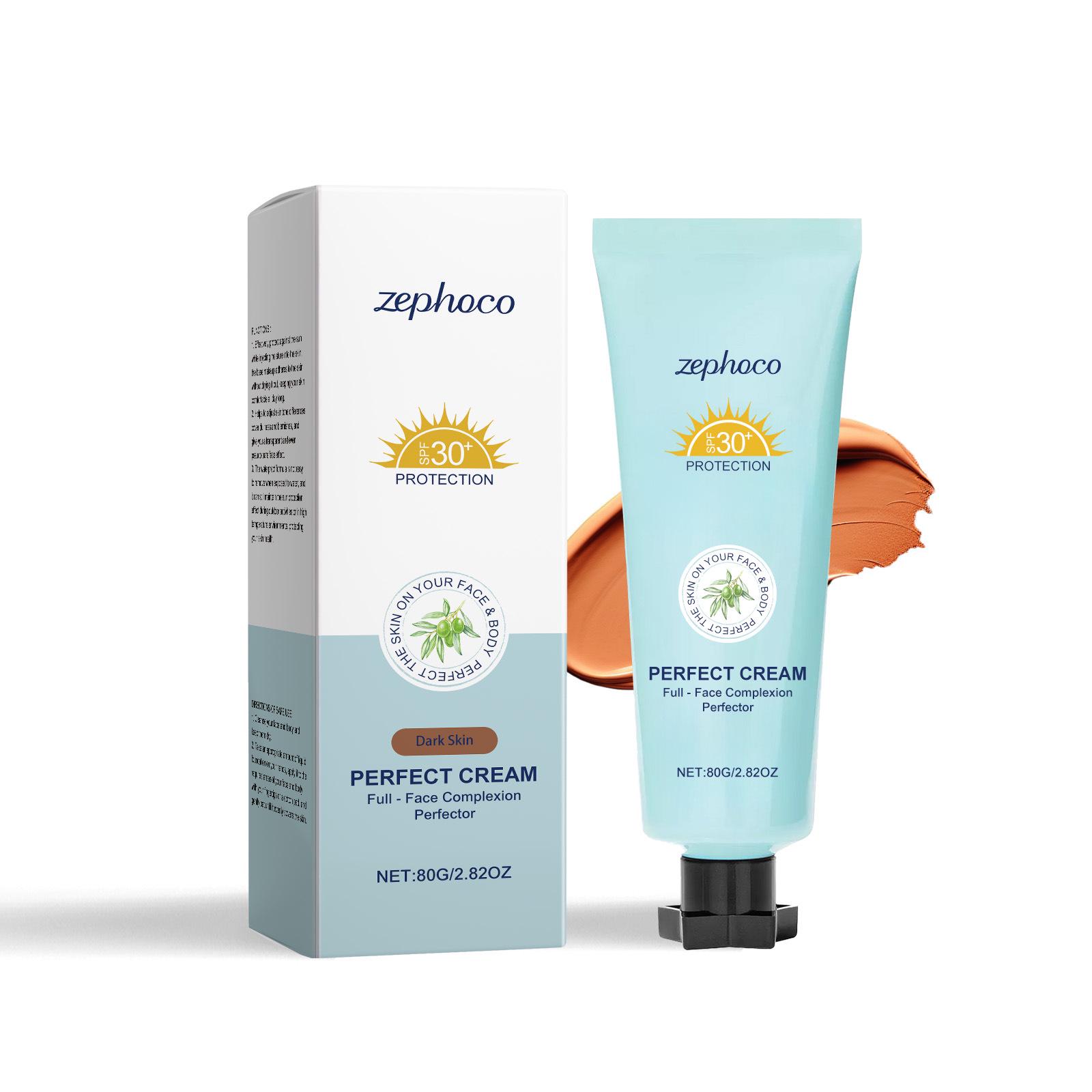 ZEPHOCO Skin Tone Protective Matte Foundation - Lightweight & Translucent for Oily & Dry Skin