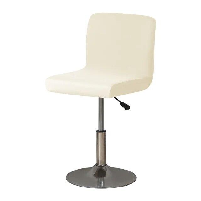 Elastischer, fester, kurzer Rückenbezug, Spandex-Barstuhlbezug, armloser Stuhlsitzbezug, Hotelbankett-Wohnzimmerstuhl-Schonbezüge