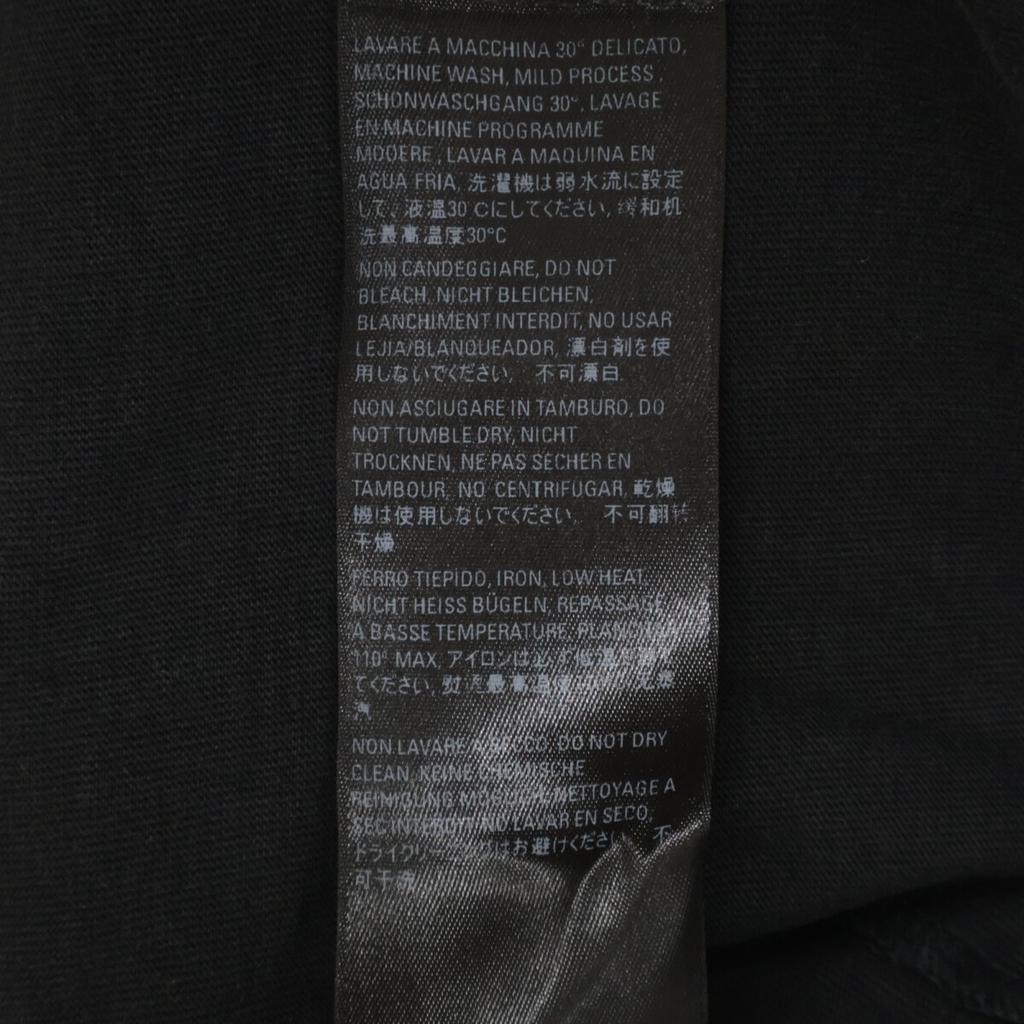 BALENCIAGA 612966 Black 21 One Point Crew Neck T-Shirt tops L blackUsed