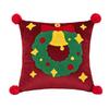Square Christmas Pillow Covers Cartoon Santa Claus Xmas Pillowcase  Christmas Decor