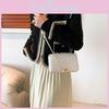 Street Fashion Korean Retro Chain Small Square Bag Female 2024 Spring Stylish Crossbody Bag