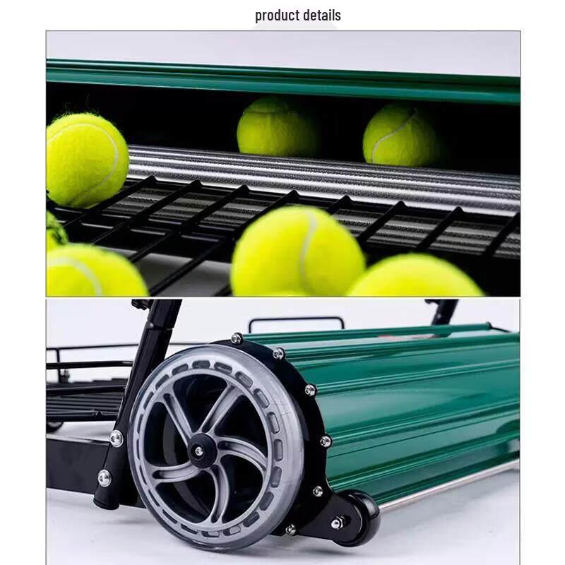 Tennis Ball Collector & Coach Cart (350-Ball Capacity)