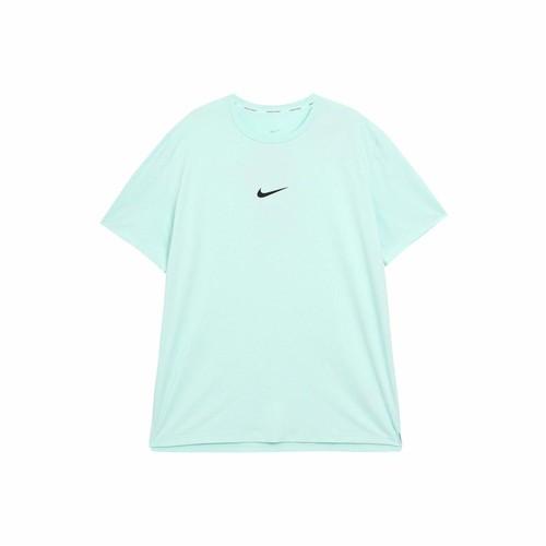 

Nike Solid Color Logo Print Sports Dopamine Breathable Short Sleeve T-Shirt Men EU L зелений