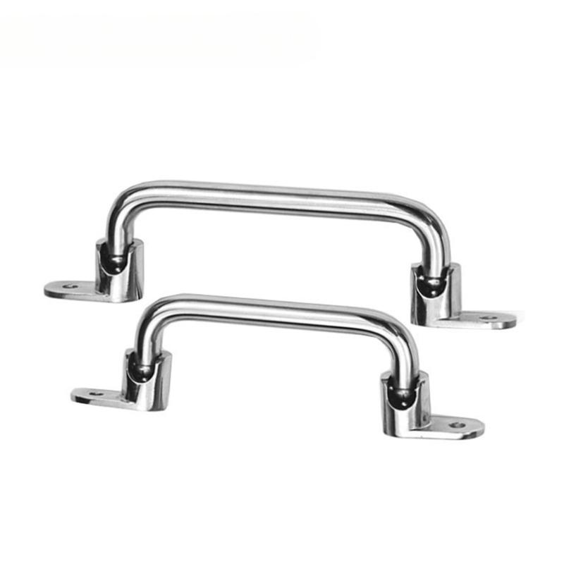 90 Degrees Folding Door Pull Stainless Steel Rustproof Cabinet Pull Handle Equipment Exterior Handle Hardware Accessory