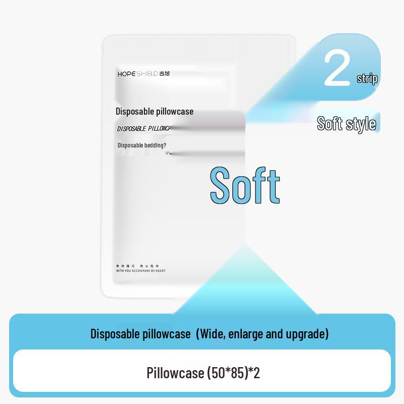 100% Baumwolle Dickes Einweg-Bettwäsche-Set: Bettlaken, Bettbezug & Kissenbezug - Tragbar, Schmutzabweisend für Hotel & Reise