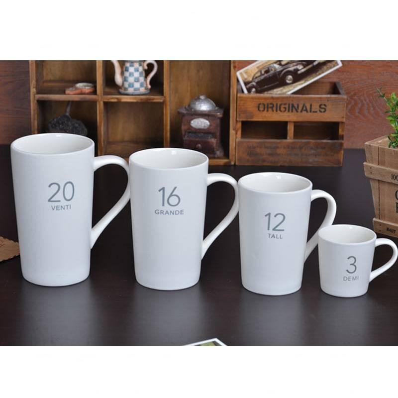 Coffee Starbucks Mugs Venti 20 Oz Grande 16 Oz Tall 12 Oz Demi 3 Oz Mug Gift Cup