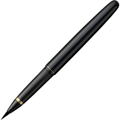 Kuretake Brush Pen Fountain Kuretake Fountain Brush Black Pen, Pen, Lacquer-like Barrel, DU140-15C