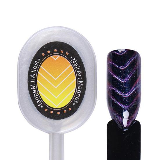 Stripe Wave Leaf Magnet Board DIY UV Cat Eye Nail Gel Polish Manicure Art Tool