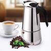 Stainless Steel Mocha Coffee Pot Kettle Stove Top Maker Classic Espresso Latte Cafe for Home Camping and Restaurant Bar Tools