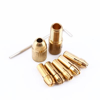 1Set8pcs 0.5mm3mm Small Electric Drill Bit Collet Micro Mini Twist Drill Tool