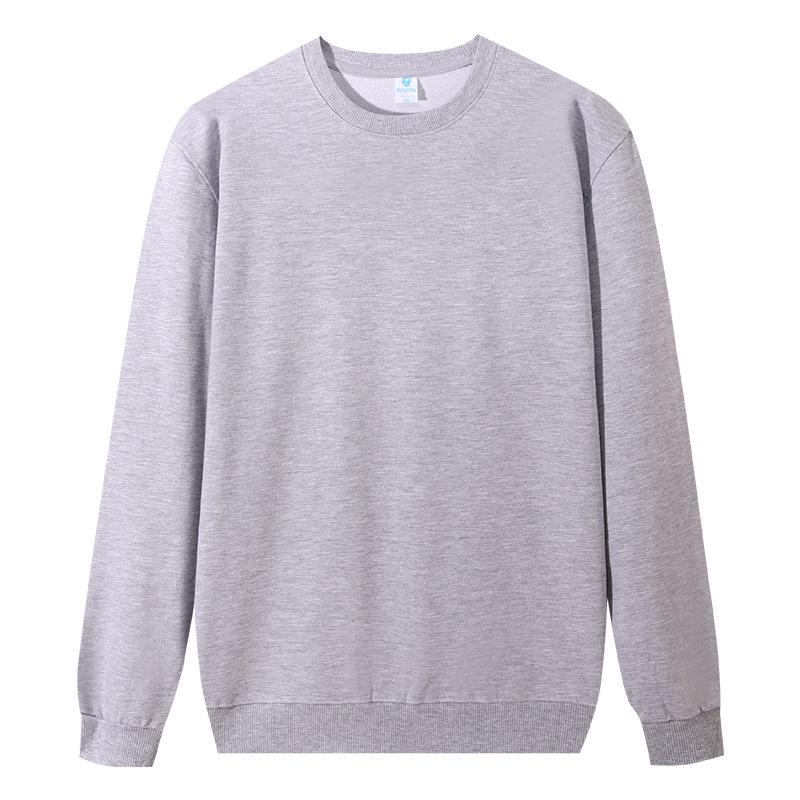 

New Arrival 260g Pure Cotton Round Neck Loose Long Sleeve Pullover Sweatshirt 5XL