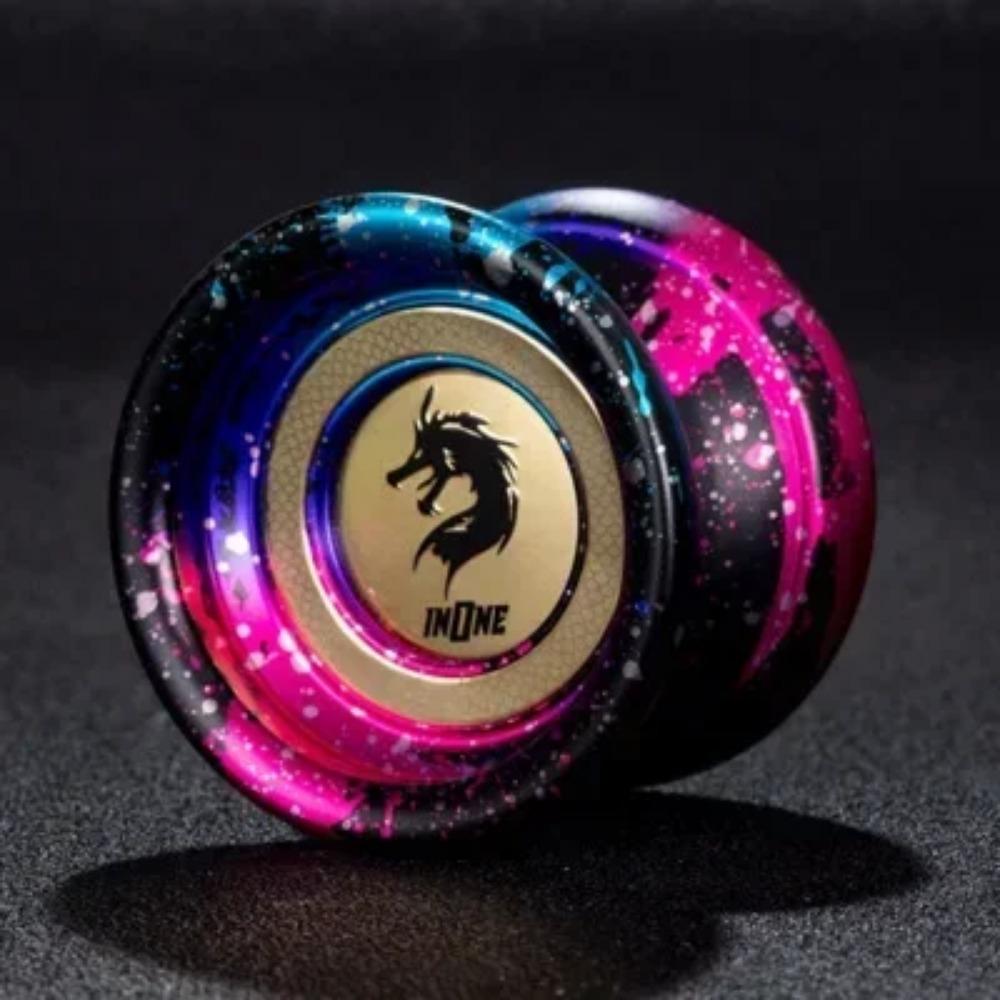Yoyo Profissional Mágico Yoyo de Metal com Rolamento de 10 Bolas Liga de Alumínio Alta Velocidade Yoyo Não Responsivo Brinquedos Clássicos Para Crianças
