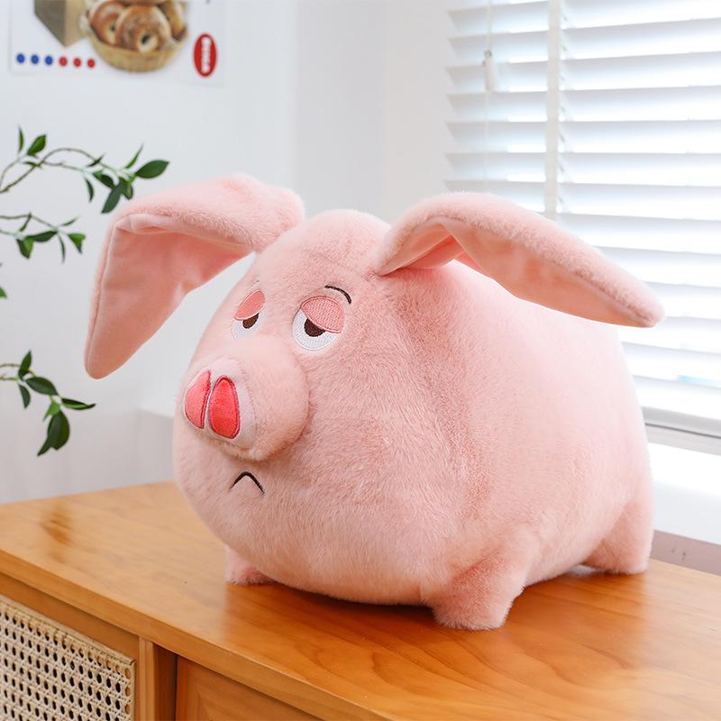 

Nezha mount flying pig soothing doll cute plush toy doll ornament for friends and girlfriends birthday gifts 30cm (0.25)