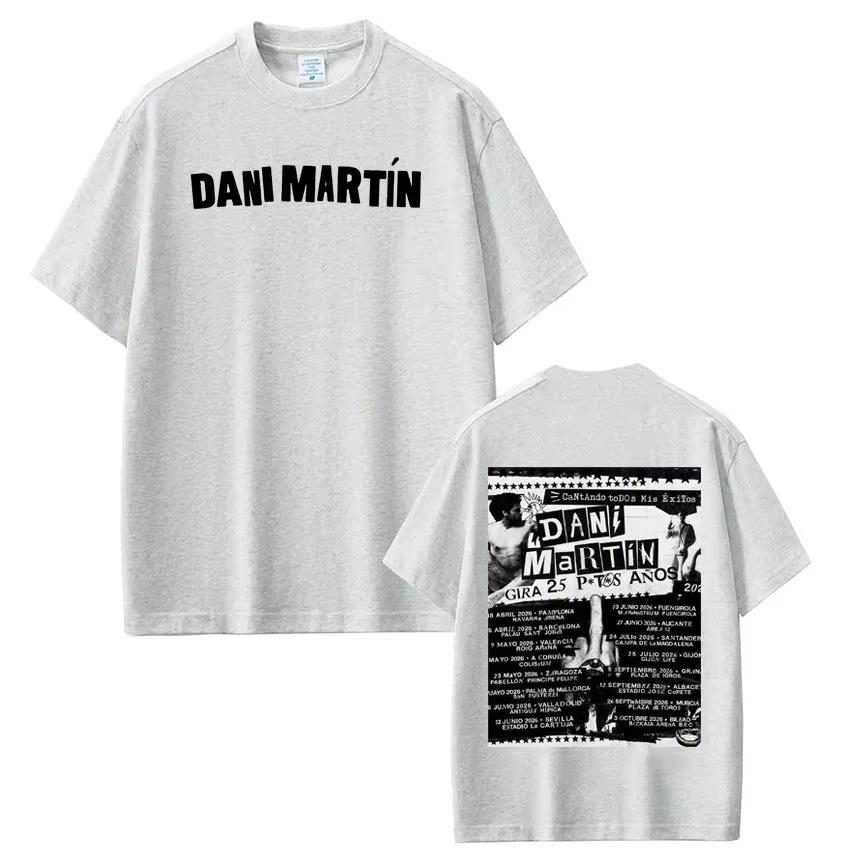 

Singer Dani Martin Fashion Graphics T Shirt Men Women Gothic Punk TShirts Summer Cotton Harajuku Casual Casual Vintage Top 4XL