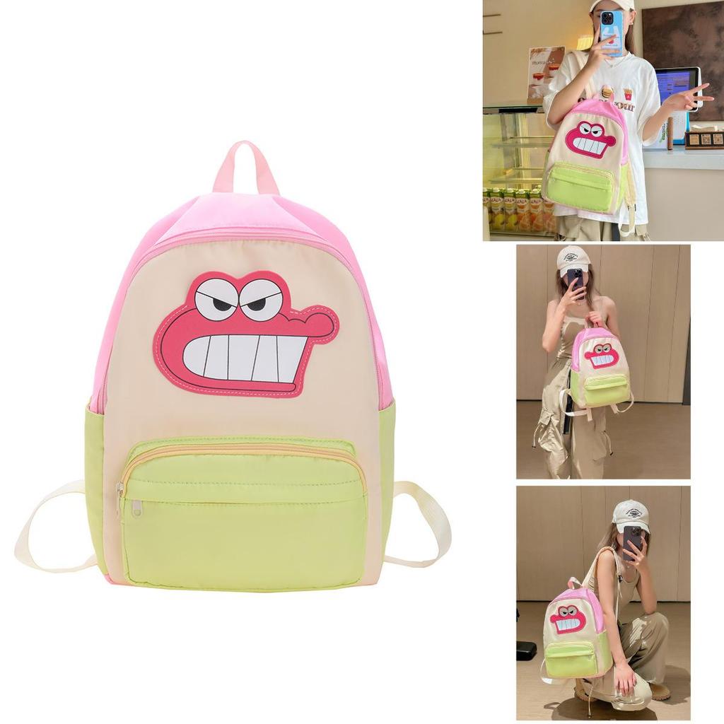 Trendy Urban Chic Dinosaur Backpack For Men And Women Fashionable Nylon Bag