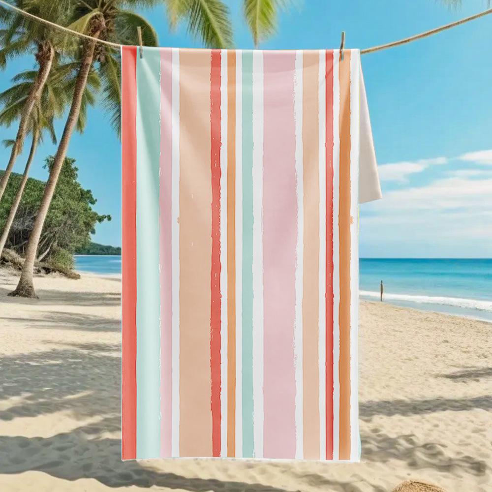 2026 Mermaid Tail Beach Towel Printed Towel Seaside Vacation Absorbent Beach Towel