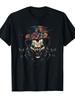 Unisex T-shirt Halloween Scary Evil Clown Mask Horror Face Zombie Costume T-Shirt