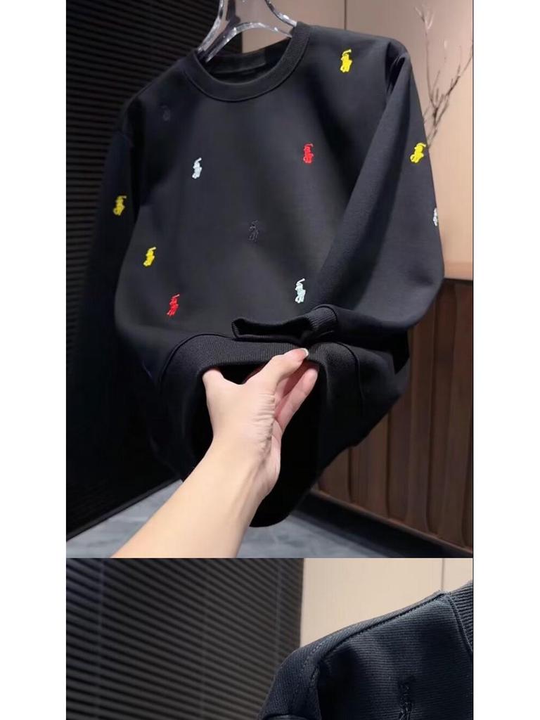 2025 Men's Trendy Spring/Autumn Hoodie: Cool Streetwear Embroidered Long Sleeve Top