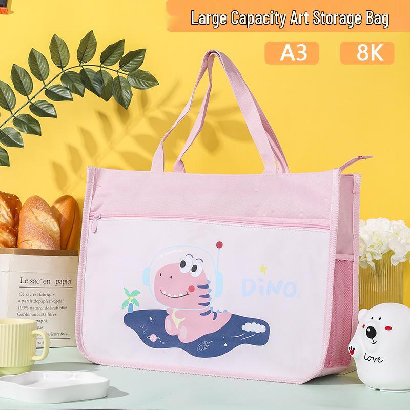 

A3 Extra Large Sketchbook & Art Tool Bag for Students розовый