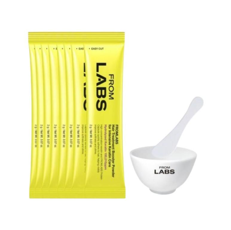 Fromlabs Protein Absorption Modeling Pack Hair Treatment Booster Powder Set 2g x 8P with Bowl & Spatula 1 set