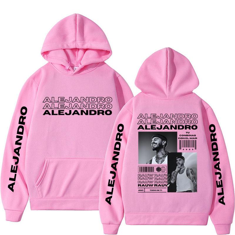 

Singer Rauw Alejandro Album Hoodie Men s Hip Hop Vintage Gothic Fashion Long Sleeve Loose Fleece Tracksuit 3XL
