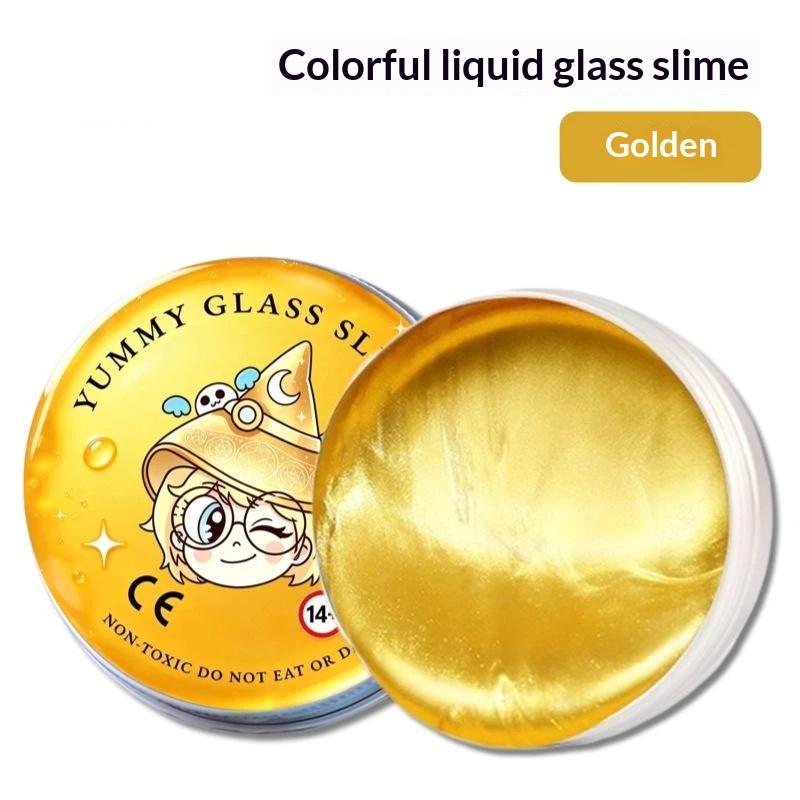 Reusable Putty Liquid  Bouncy Slime Toy Set Kid Safe Mud Stress Relief Color Clay Shape Handmade Diy Handgum Playdough