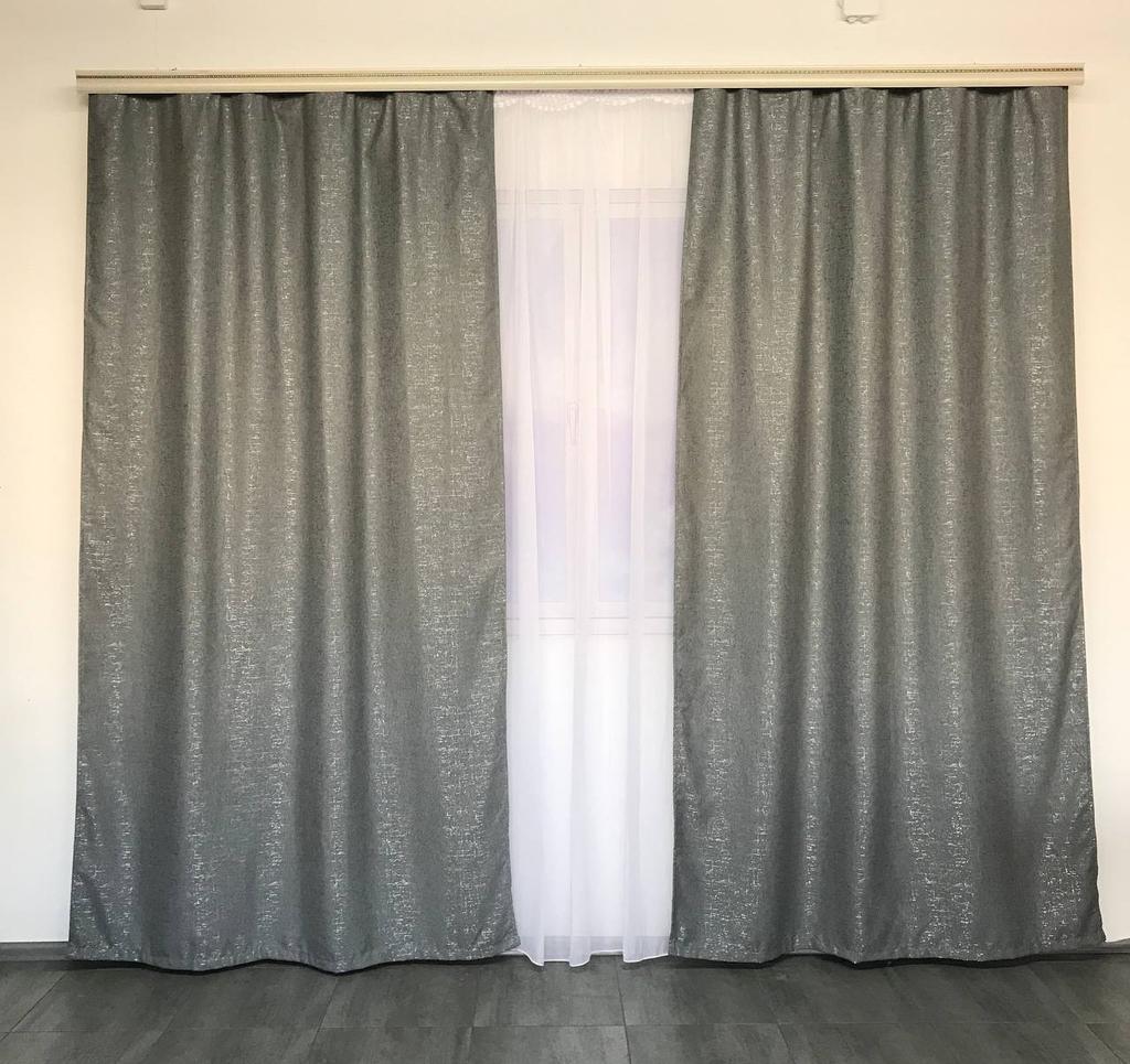 Luxuriöse Verdunkelungsvorhänge für Wohnzimmer, Schlafzimmer, modische Vorhänge, Kinderzimmer, Küche, Massiv 150 x 270 cm (2 Stück) ALBO